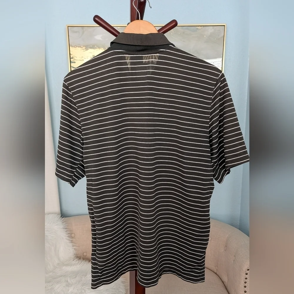 The North Face Striped Polo Shirt Mans Size L
